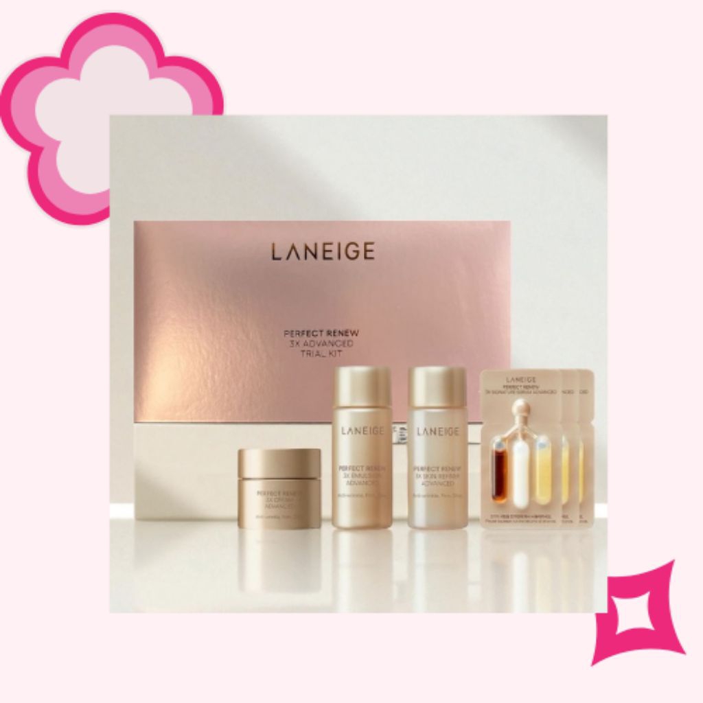 Laneige Perfect Renew 3X Advanced Trial Kit Skincare