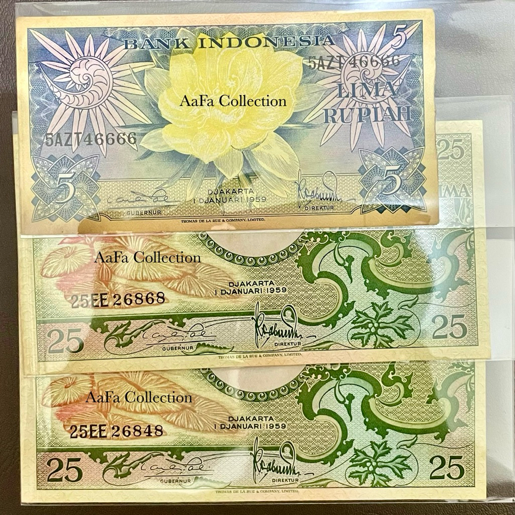 Bloom_Day Ganjil Genap Uang Kertas Kuno Indonesia (Seri Genap)