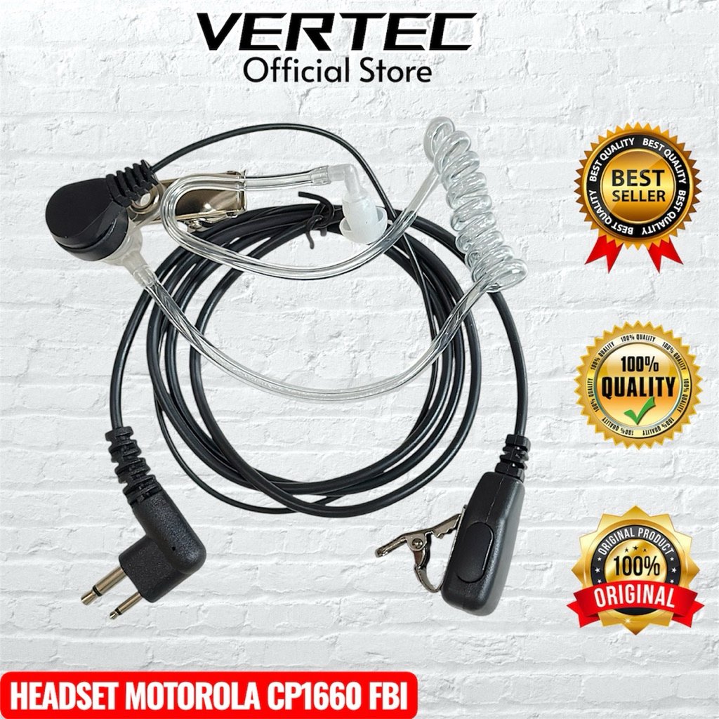 Headset HT Motorola CP1660 CP1300 FBI GP2000 GP3188 GP3688 GP300 XIR P3188 P3688 C2660 C2620 C2600 H