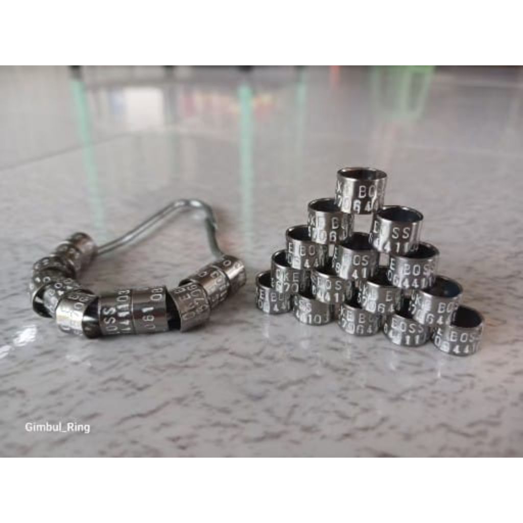 RING BURUNG MERPATI BAJA KETROK AWET SEUMUR HIDUP