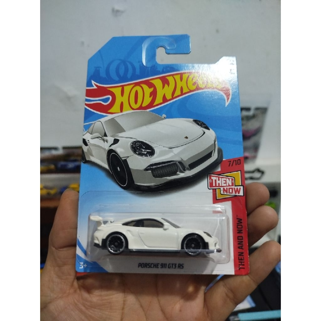 Hotwheels porsche 911 gt3 rs putih