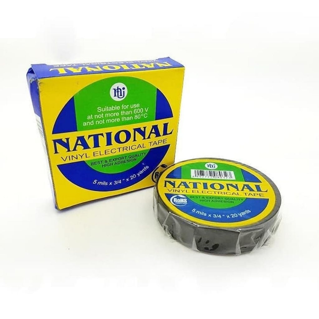 isolasi kabel listrik warna hitam electrical tape