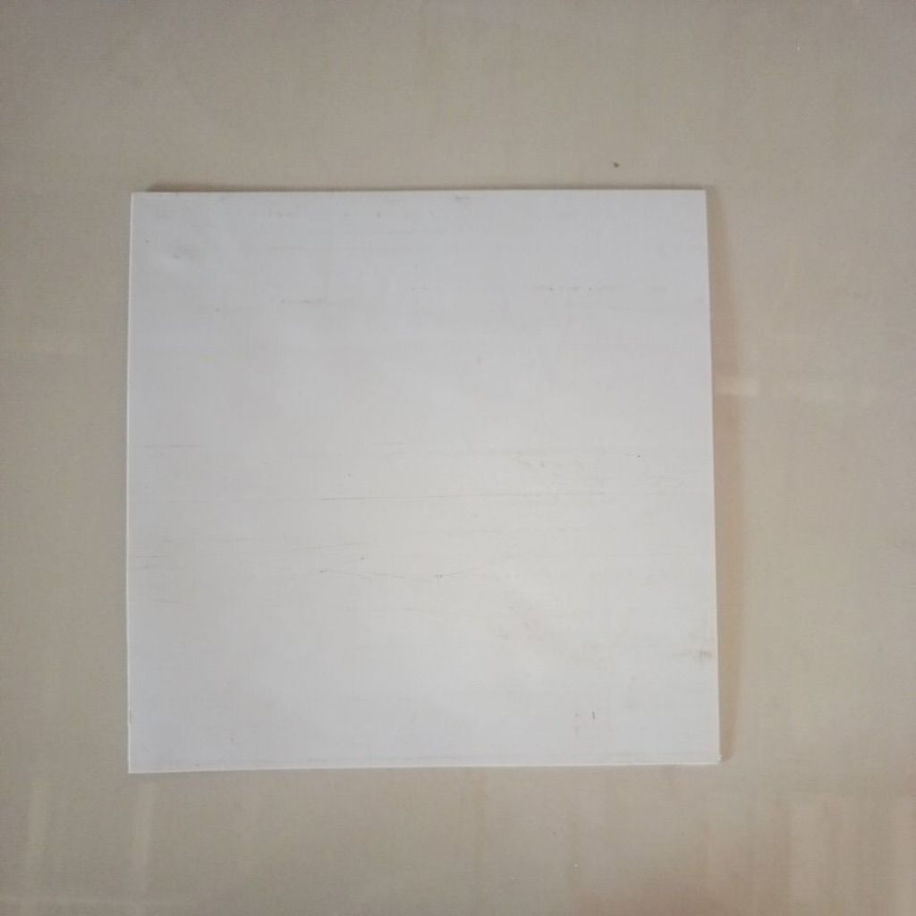 PVC paralon lembaran pipa putih lembaran 27cmx 27cmx1,7mm