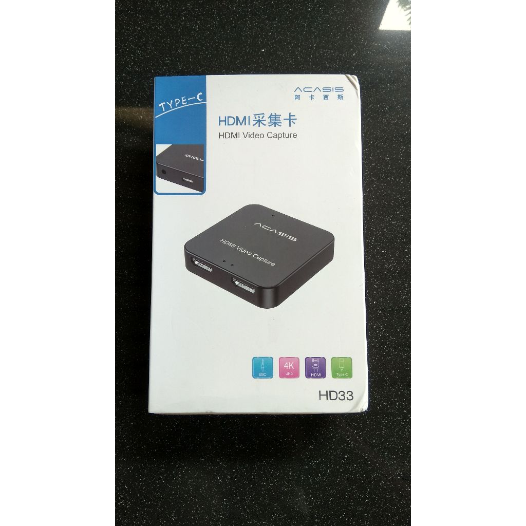 Acasis HD33 HDMI Video Capture Type-C Fullset