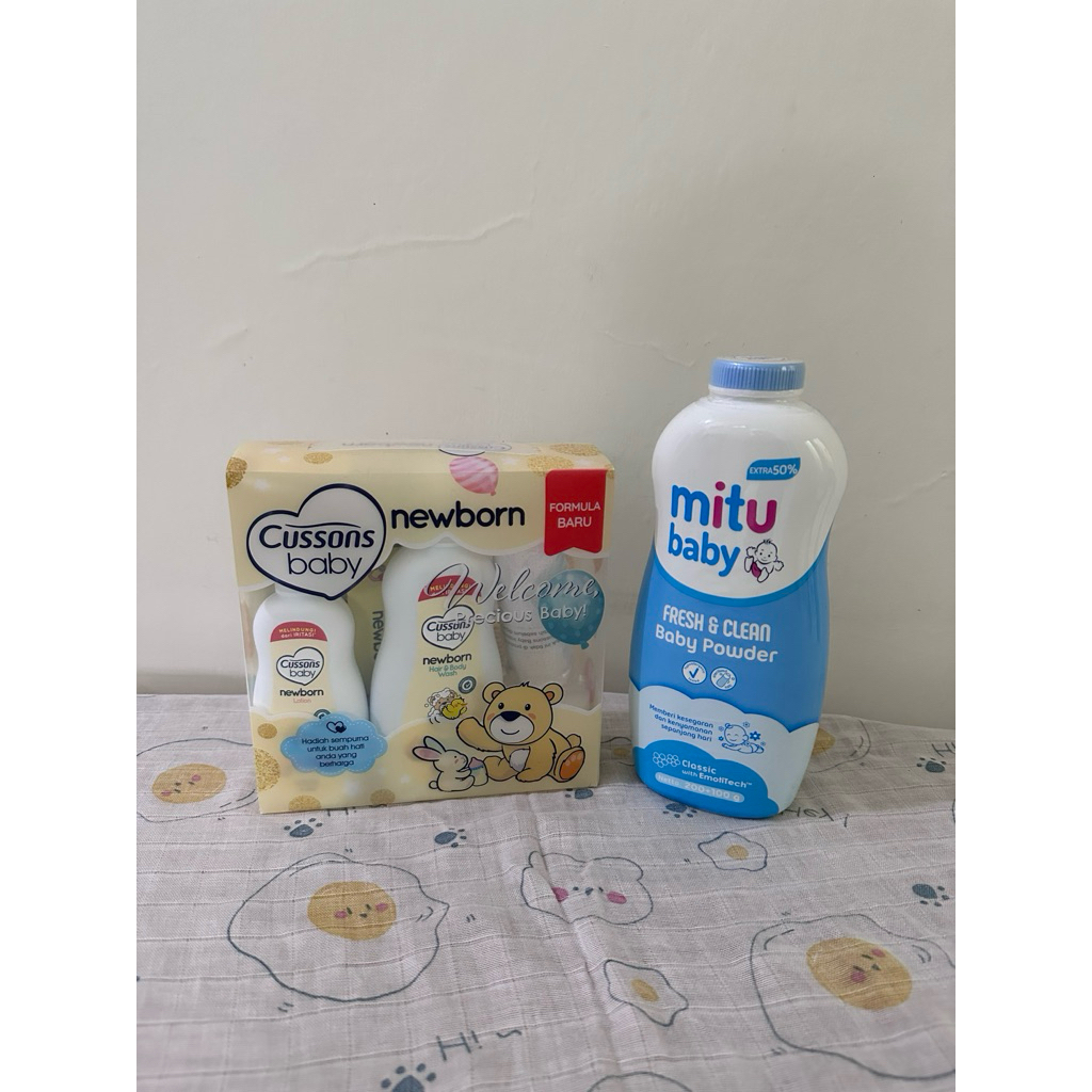 Cusson set dan Bedak BayiMitu
