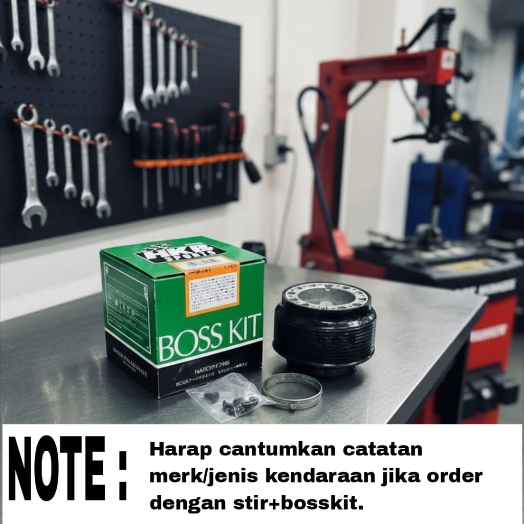 bosskit pemasangan stir variasi