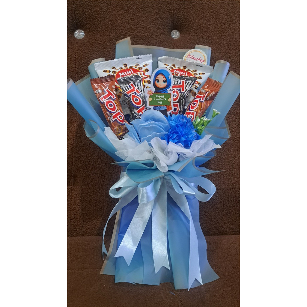 buket hari guru buket  snack hadiah hari guru