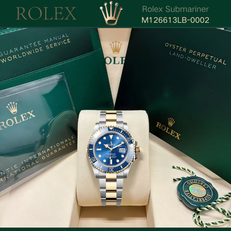 (100% ASLI Rolex) COD Baru Rolex INCLUDE BOX Seri Submariner  "Blue Ghost"41mm AAAAA Tahan Air Teflo