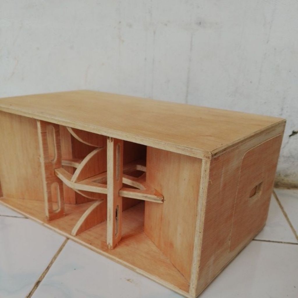 BOX SPEAKER MINIATUR CLA 4 INCH DOUBLE, BAHAN TRIPLEK 8MM