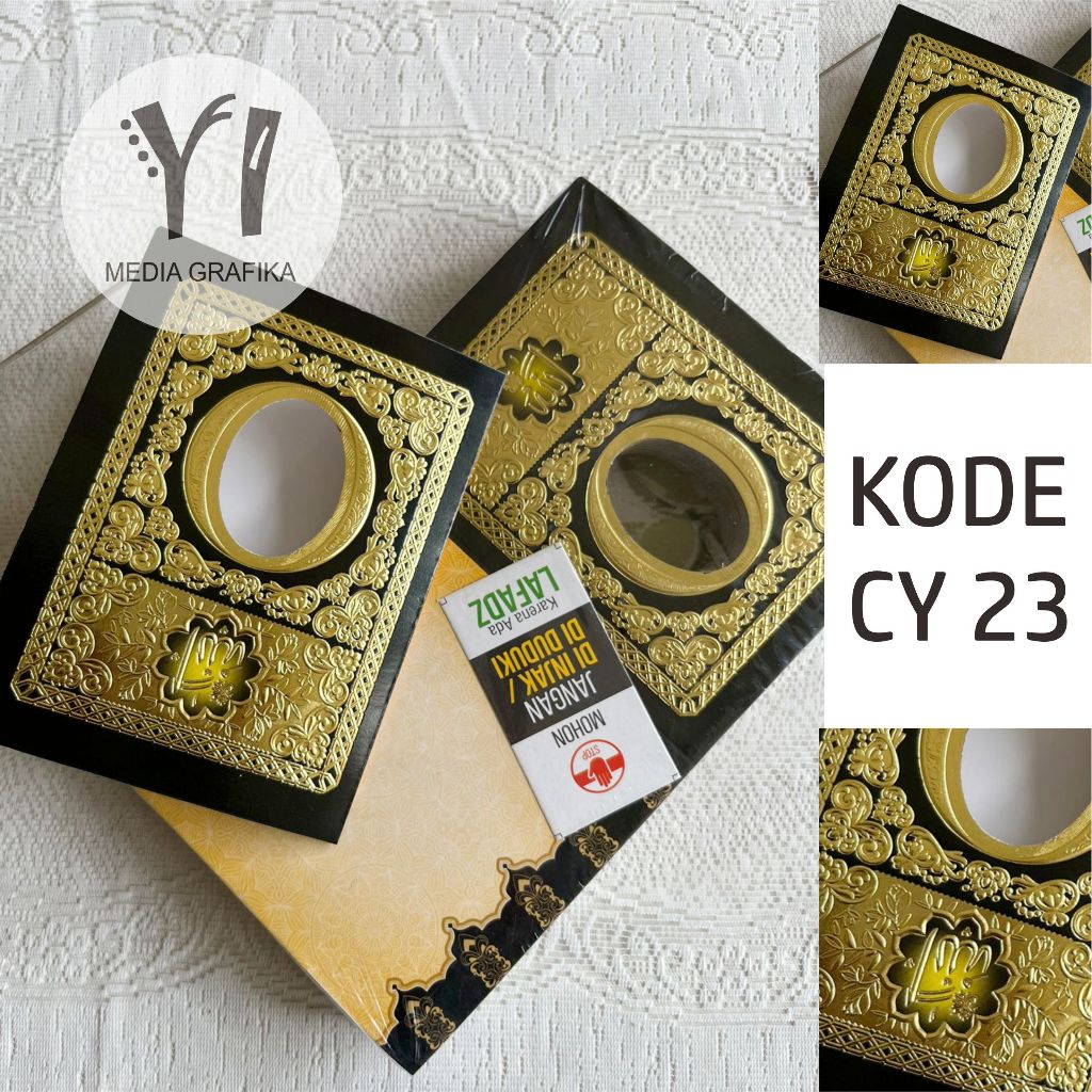 COVER YASIN CY 23, COVER BUKU YASIN CY 23, COVER CY 23