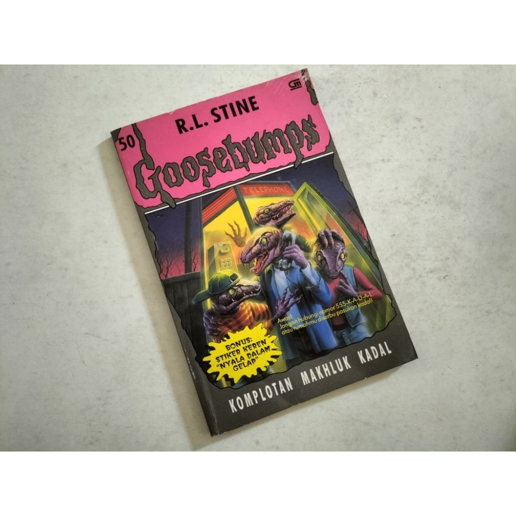 Novel Goosebumps Komplotan Makhluk Kadal (knrs), karya RL.Stine