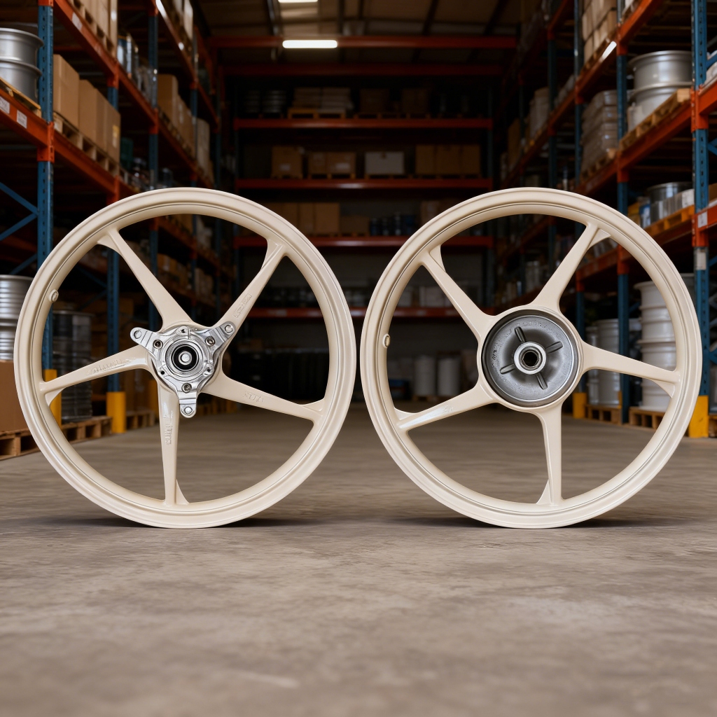 Enkei CNC SP 500 Velg Ring 17 Silver PNP AEROX NEW AEROX OLD Vixion