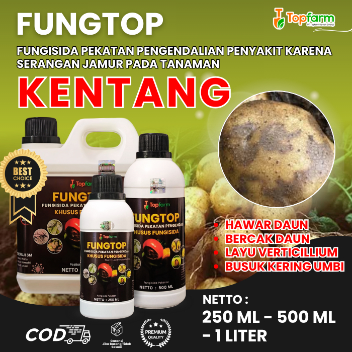 Obat Jamur Topfarm / Obat Jamur Tanaman Kentang / Obat Jamur Untuk Kentang / Obat Jamur Umbi Kentang