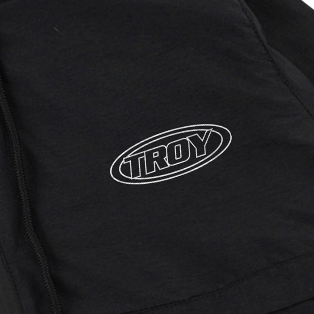 Troy Company Jacket Cagoule Black STOP - Jaket Cagoule Anorak Hitam JCG 3439