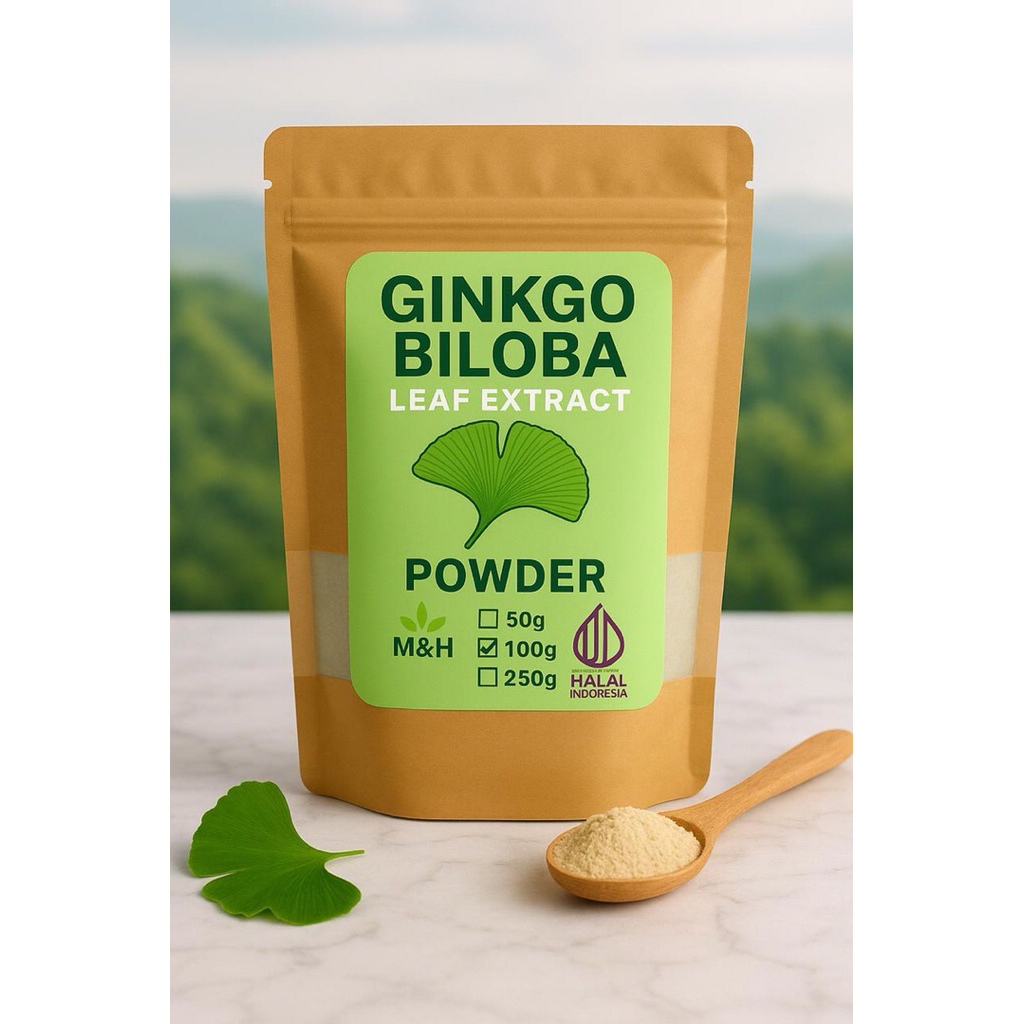 Ekstrak Bubuk Daun Pagagan-Ginkgo Biloba Leaf Extract 5:1