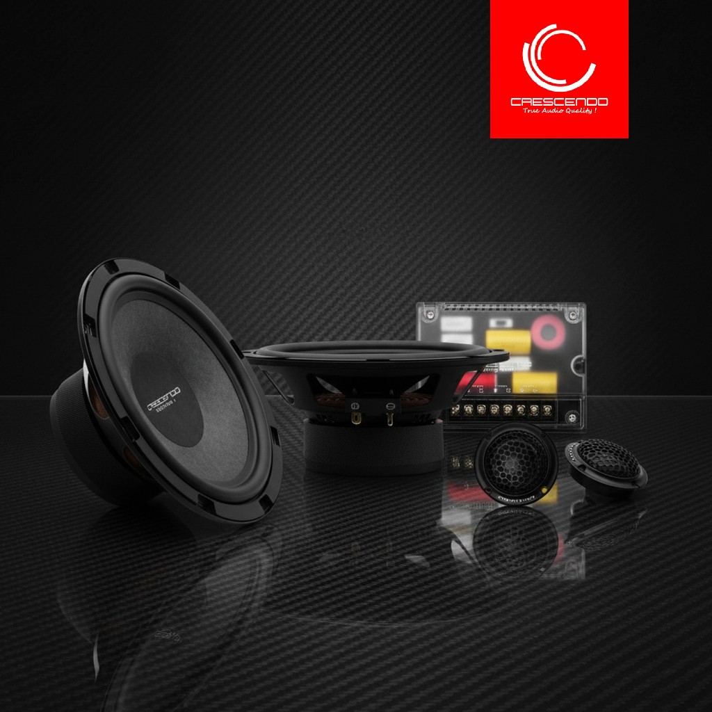 Speaker Mobil Crescendo Revolution 1S2 : 2-Way Split Component - Smooth Sound Quality (SQ) & Vokal N