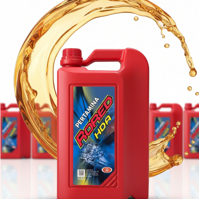 (5 LITER) OLI RORED HDA SAE 140 OLI MESIN PERTAMINA RORED HDA 140 5L GALON