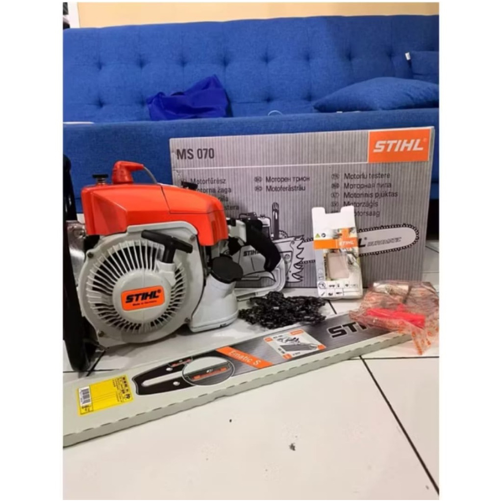 Mesin Chainsaw Senso MS 070 Bar 36 Inch STIHL Mesin Gergaji FULLSET ORIGINAL