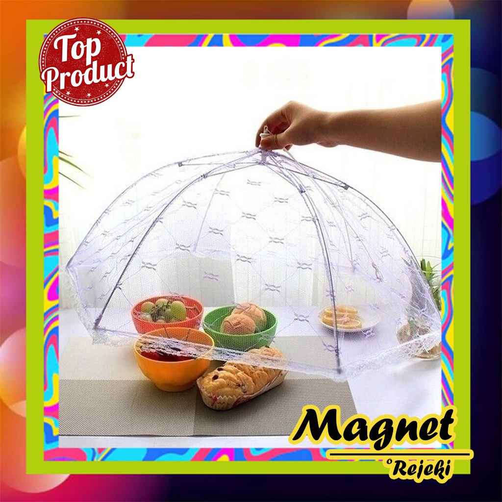 Tudung Saji Lipat Jaring Penutup Makanan Transparan - Tudung Saji Umbrella