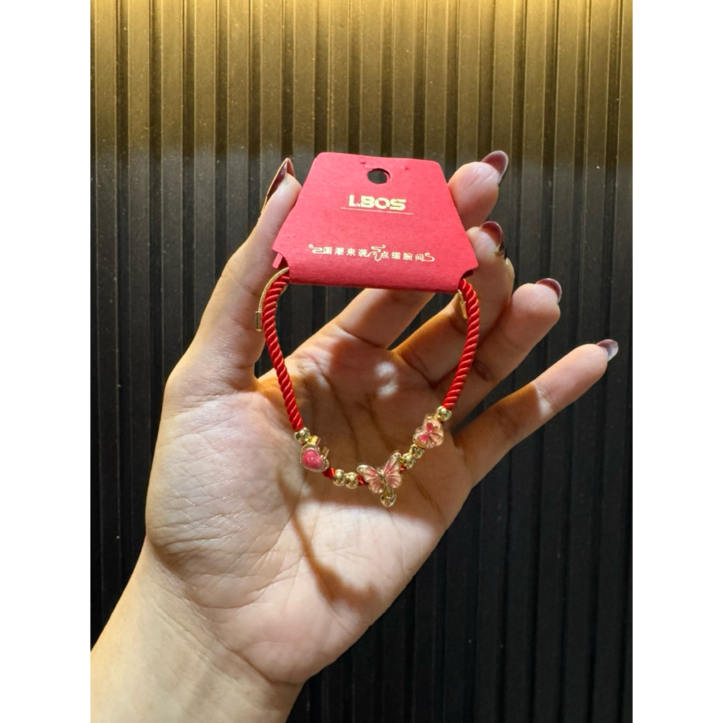 gelang tali merah original Lbos PO china