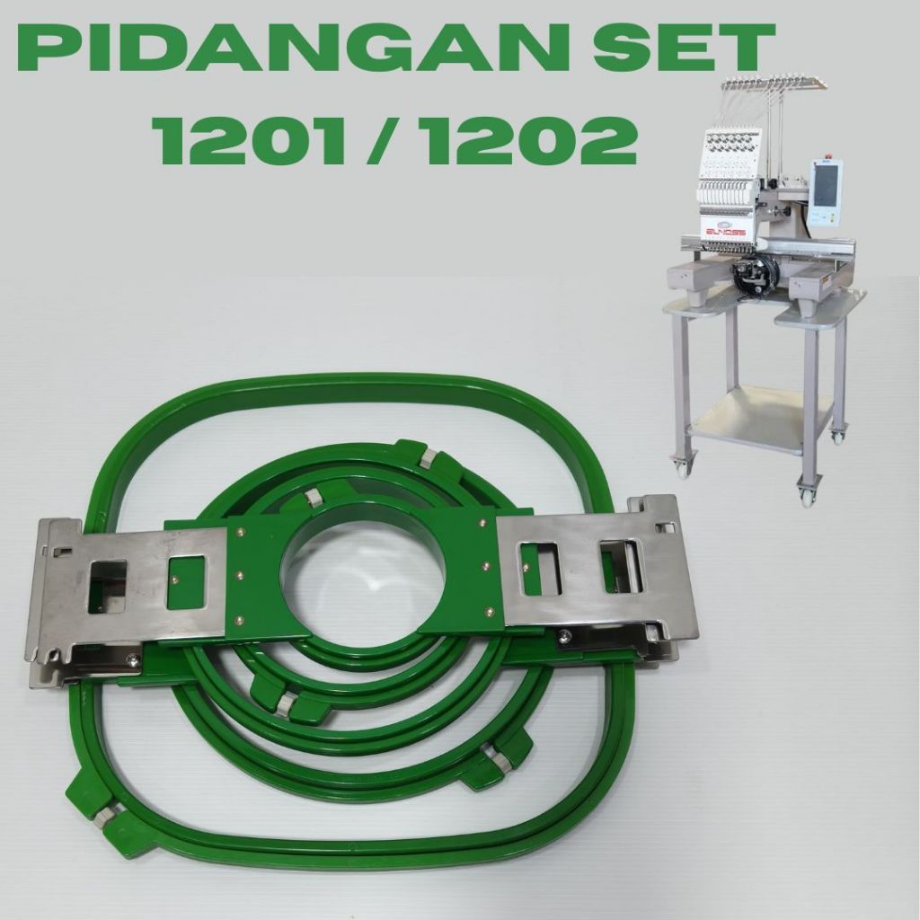 PIDANGAN Mesin Bordir Komputer  1 kepala 1201