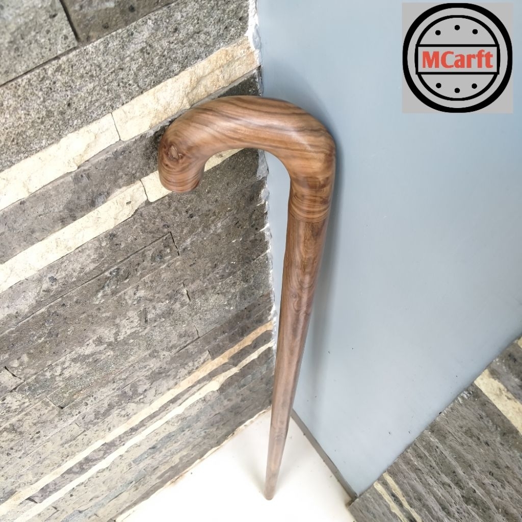 Tongkat jalan kayu kalimosodo model payung C345