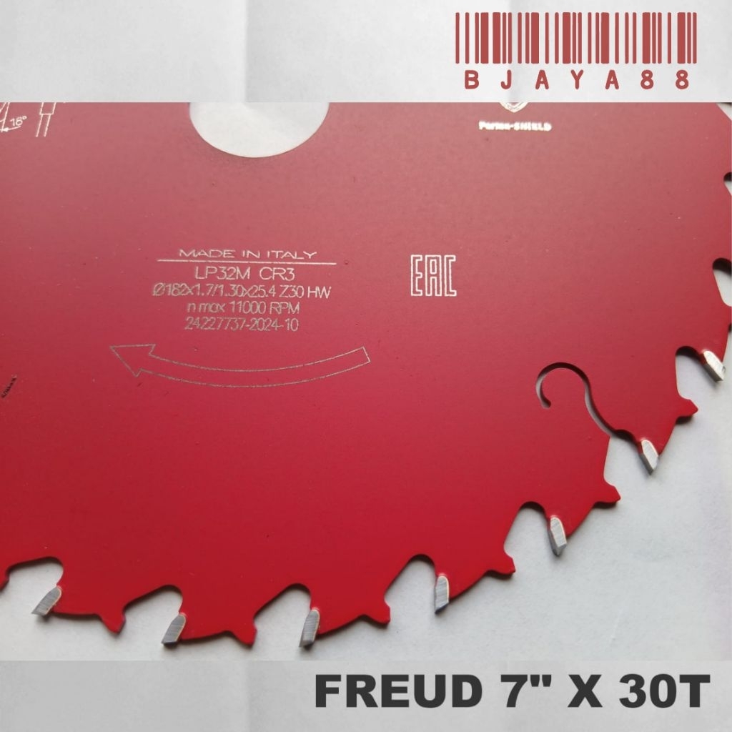 FREUD PISAU GERGAJI CIRCULAR SAW BLADE 7" X 30T  30 T GIGI FREUD ITALY
