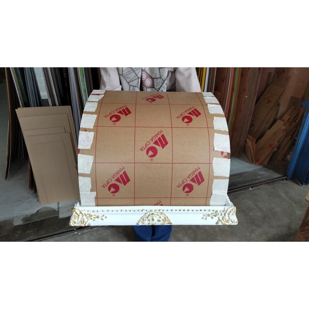 BOX HANTARAN BELGI SET ISI 4 + TUTUP AKRILIK | BOX SESERAHAN PERNIKAHAN