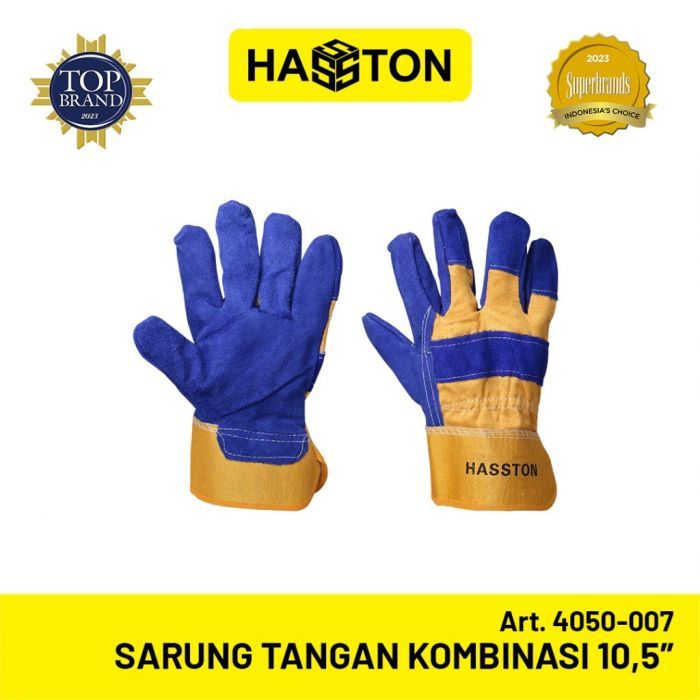 Hasston Sarung Tangan Kombinasi 10.5” / Safety Gloves (4050-007)