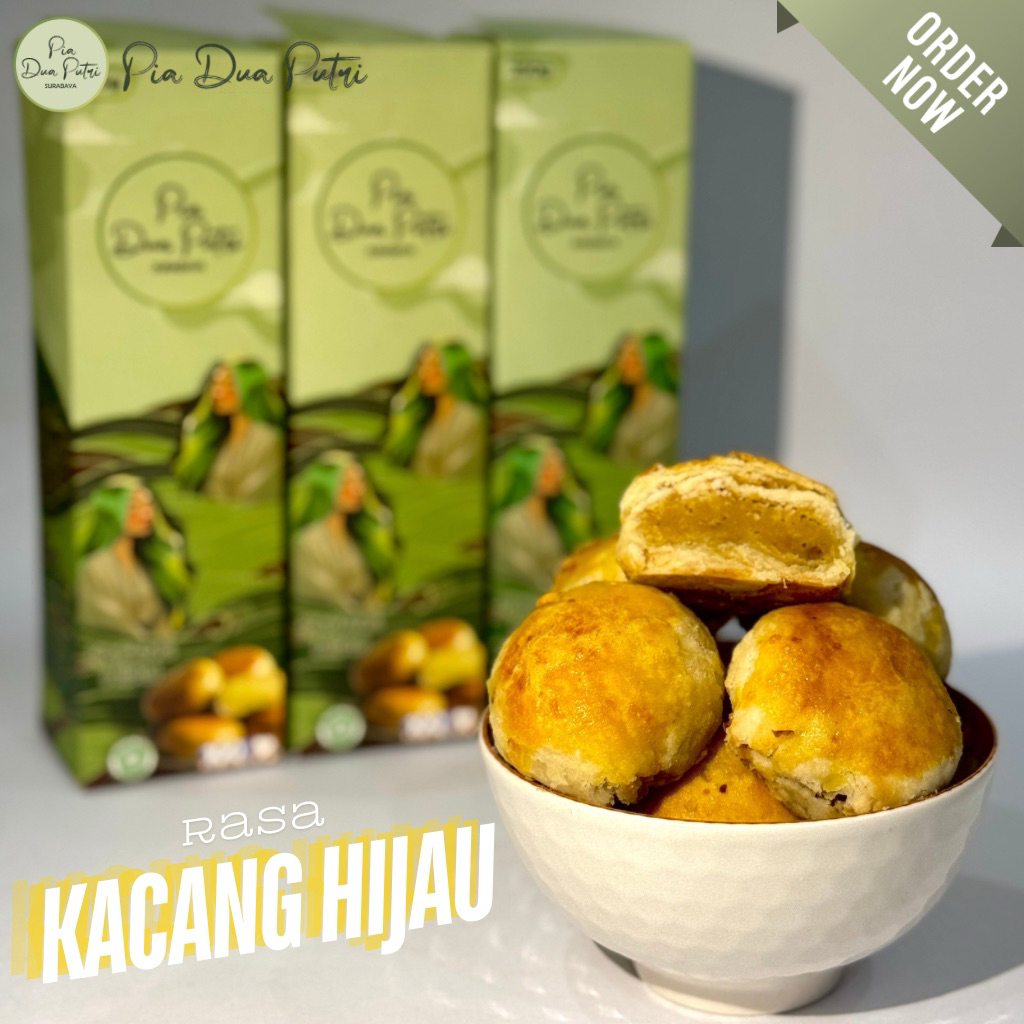 Kue Pia Bakpia Premium Rasa Kacang Hijau Pia Dua Putri Oleh Oleh Khas Surabaya