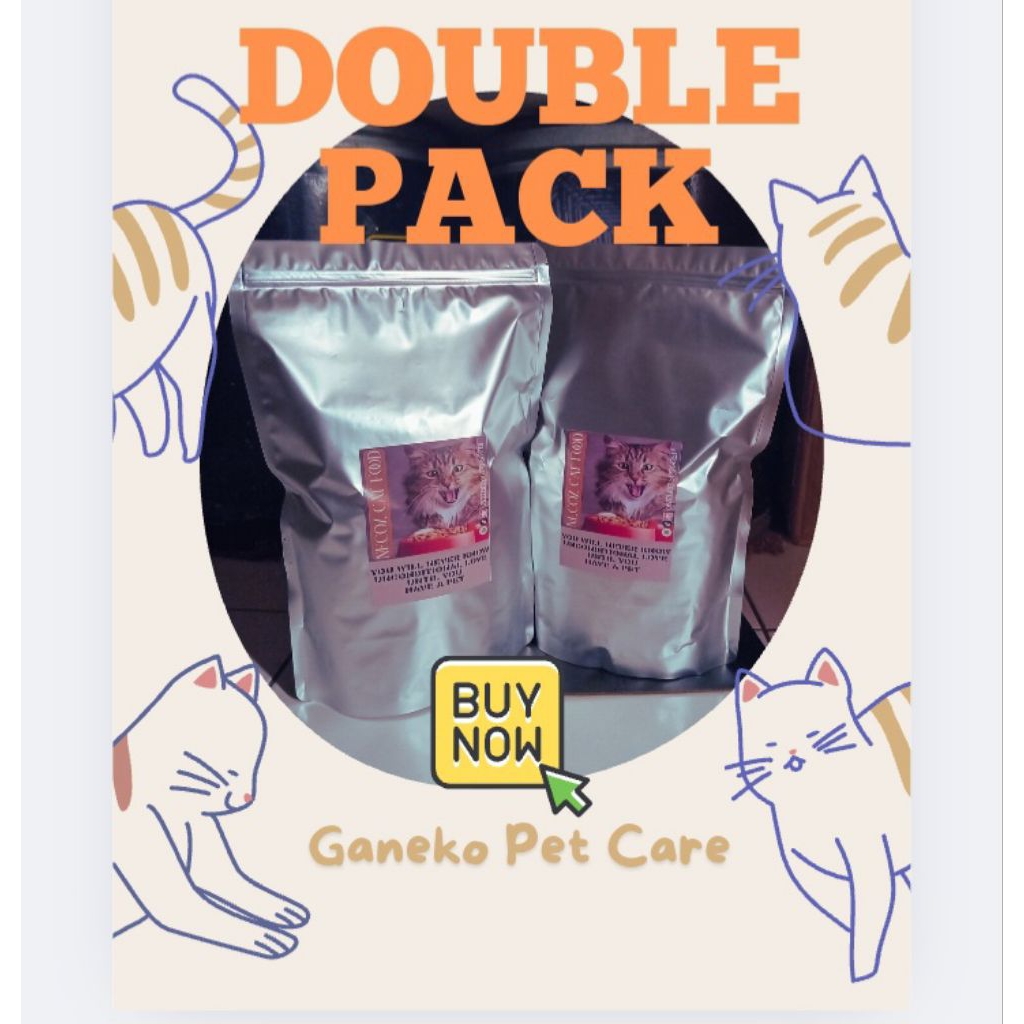 MAKANAN PENGGEMUK KUCING CAT FOOD TERLARIS RECOMENDED BEST SELLER 2KG PROMO 1KG MAKANAN PENGGEMUK KU