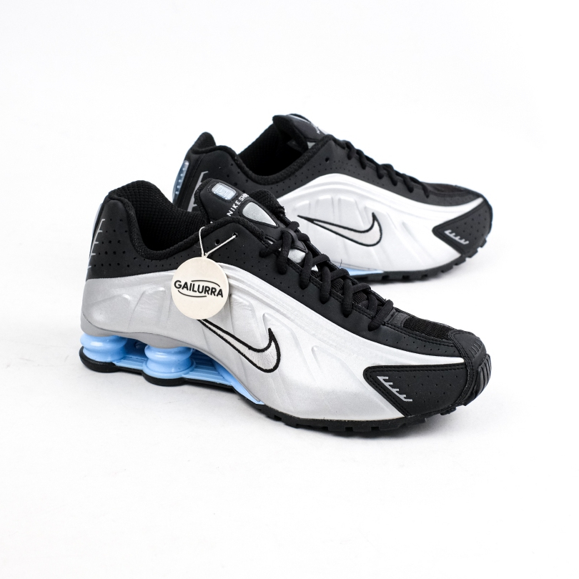 Nike Shox R4 Psychic Blue Metallic Silver Black Original