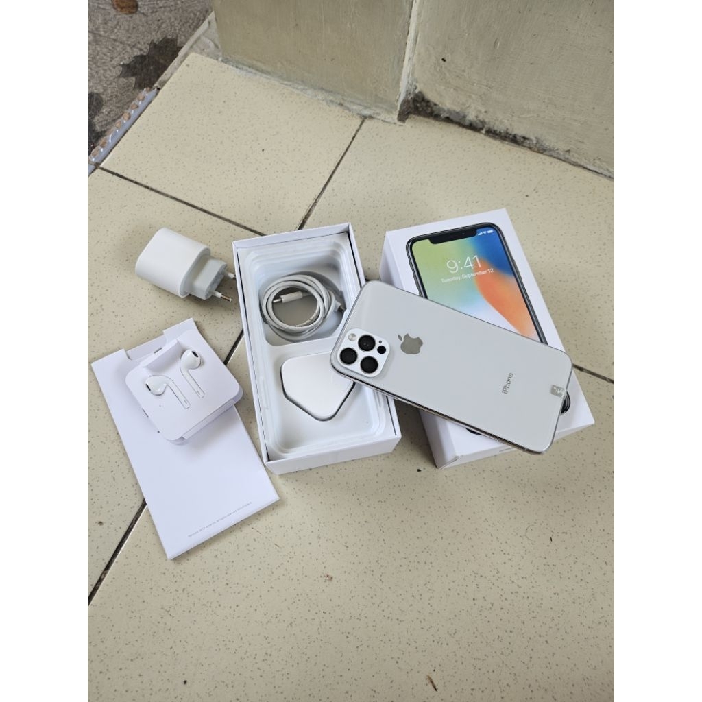 IPHONE X 64GB WIFI ONLY EX INTER (PAKAI FAKE KAMERA IPHONE 12PRO) BACA DEKSRIPSI