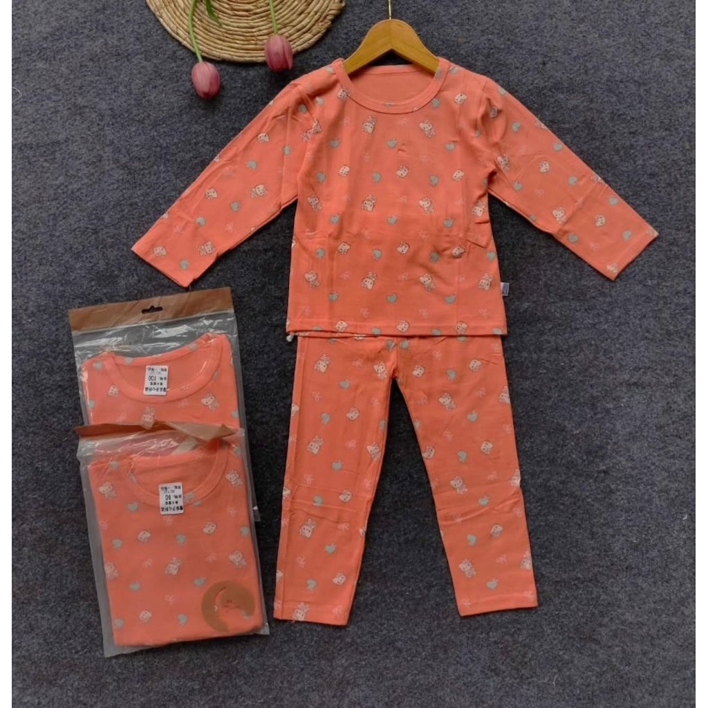 setelan baju tidur anak perempuan pp piyama size  2 sd 5th