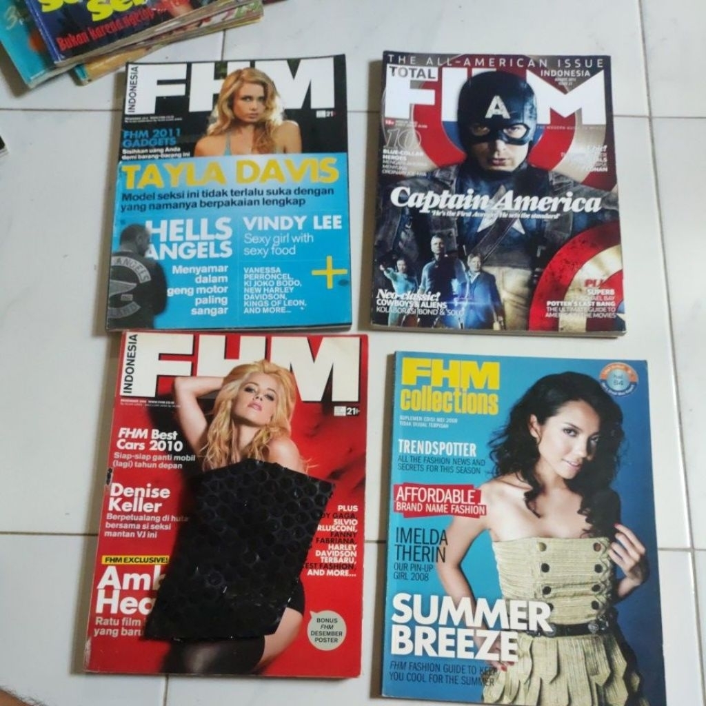 Majalah FHM Indonesia Berbagai Edisi Original Preloved