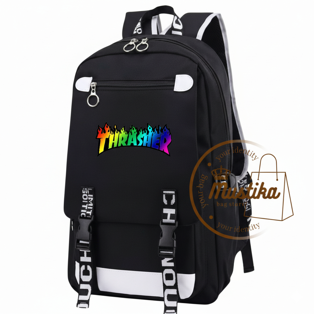 Tas Ransel Sekolah Anak SD Laki Laki Perempuan Trasher Galaxy Termurah Bisa COD MustikaBags