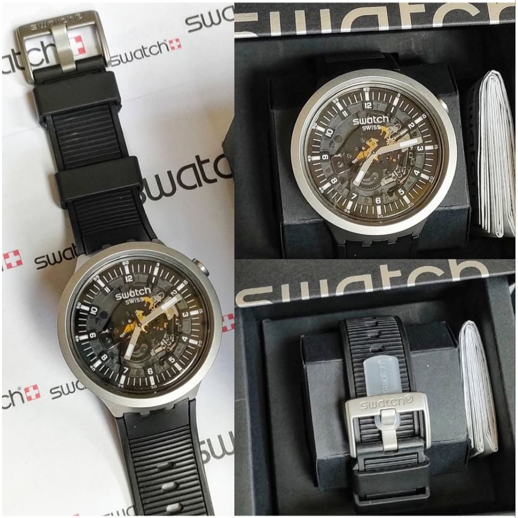 Swatch Big Bold Stainless steel - Dark Irony SB07S105