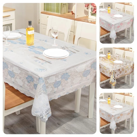 Alas Meja PVC - Dilapisi Tebal - Estetik Instagram - Anti Air Noda Panas - Untuk Meja Makan Meja Bel