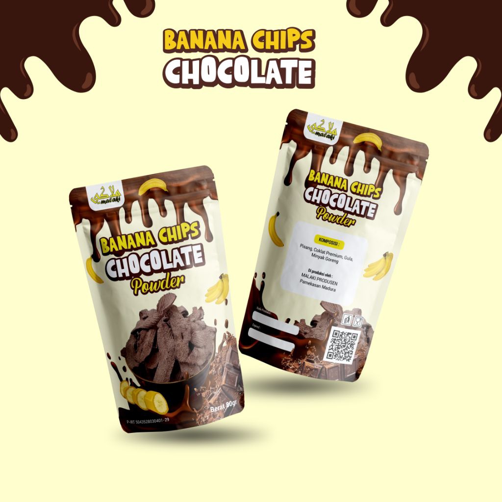 BANAN CHIPS CHOCOLATE TABUR dengan kemasan baru, KRIPIK PISANG COKLAT TABUR MURAH