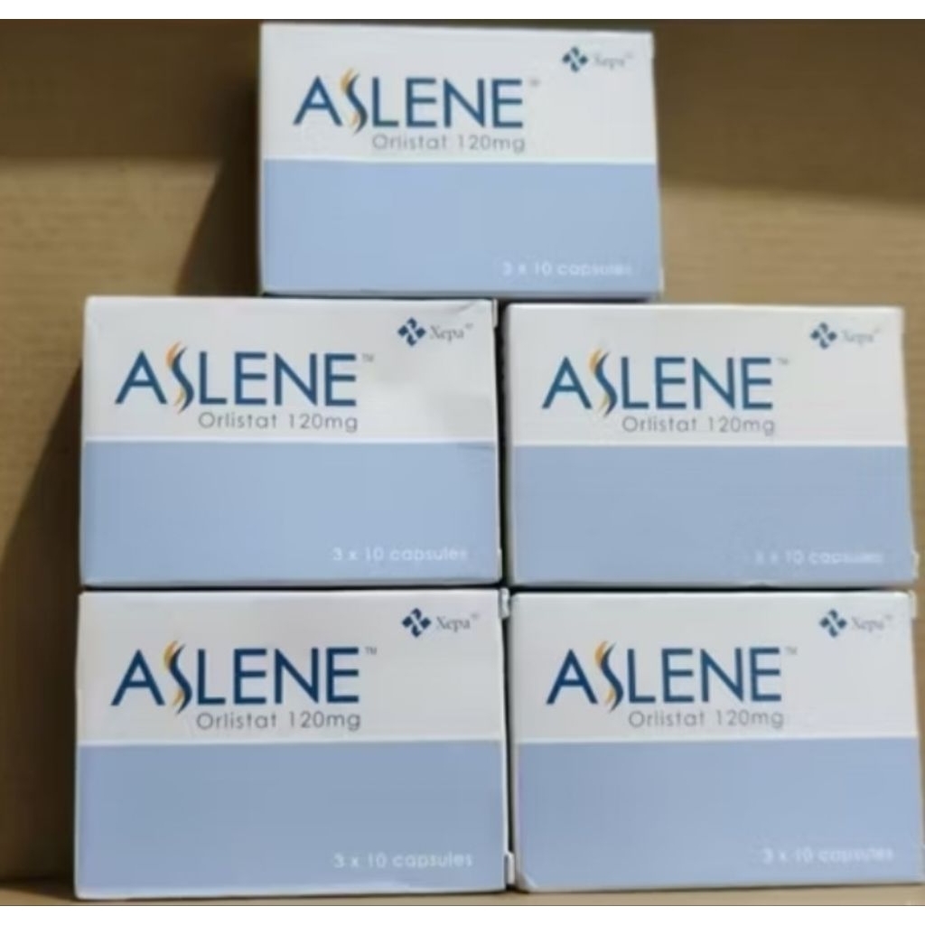 Aslene Peluntur Lemak 120mg Orlistat Penurun Berat Termurah