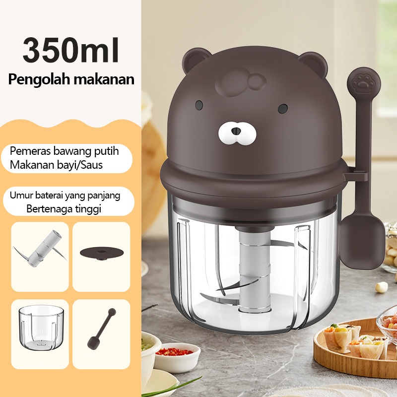 [ Penjual Lokal ]Penggiling Makanan Multifungsi 350ml | Penggiling Daging dan Bumbu | Penggiling Dag