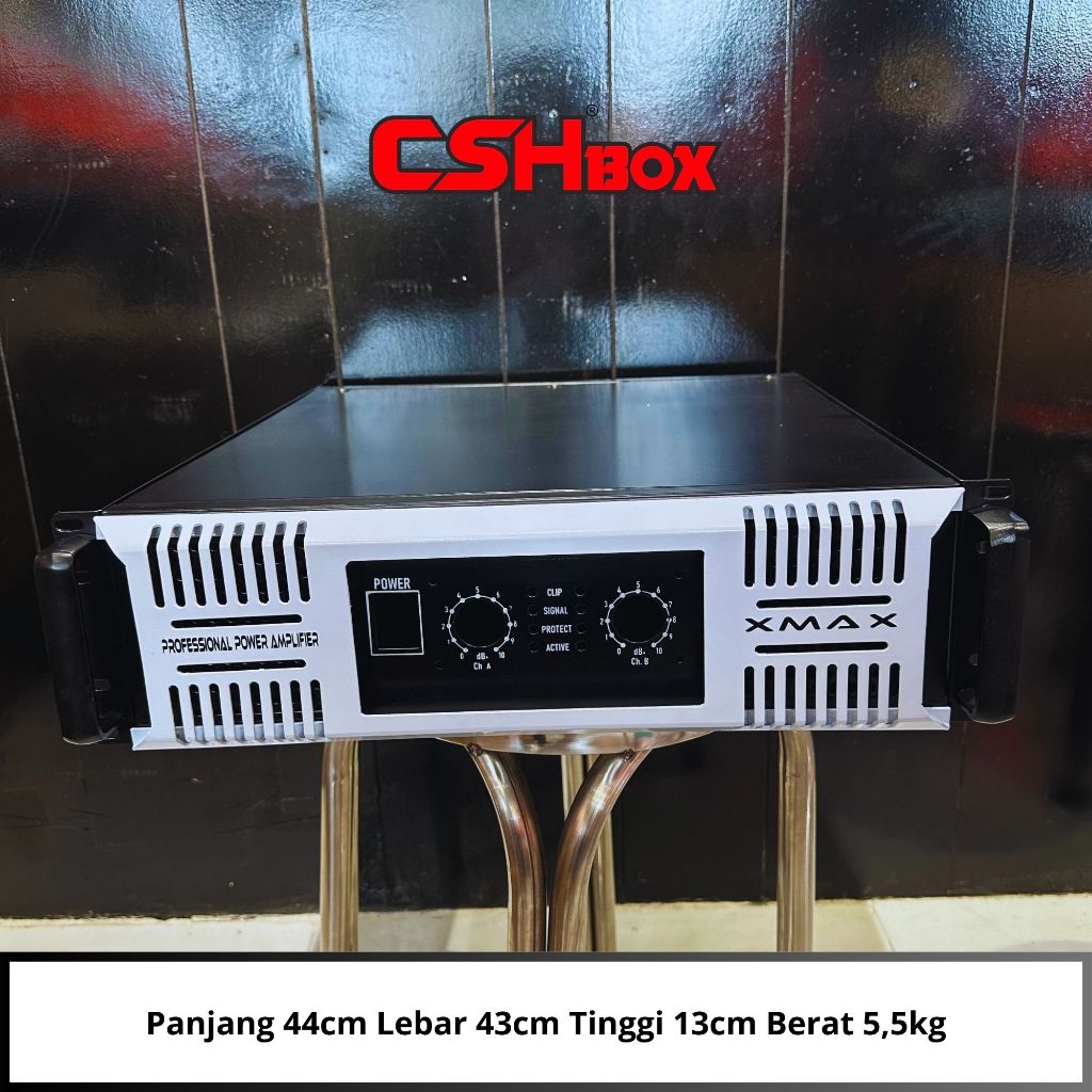 Box Power Amplifier CSH Ukuran 3u 2channel Seri TD, GB, AB, AD, XLI, XMAX (box 3u) 2ch