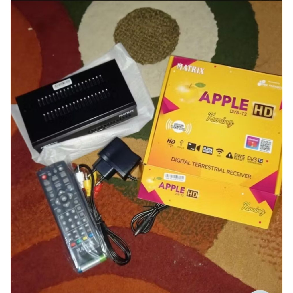 set top box matrix apple kuning