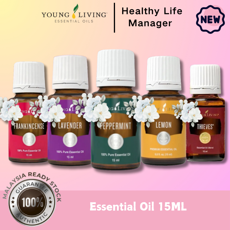 YL Essential Oil 15ml - 10 Minyak Esensial Tumbuhan Alami & Serbaguna