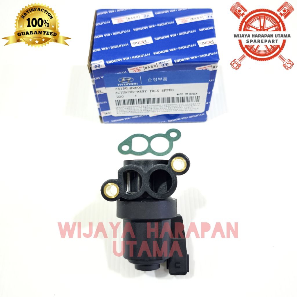 Sensor ISC Actuator idle Speed IACV Hyundai Avega Accent Verna Getz Tahun 2000 - 2009 Original Garan