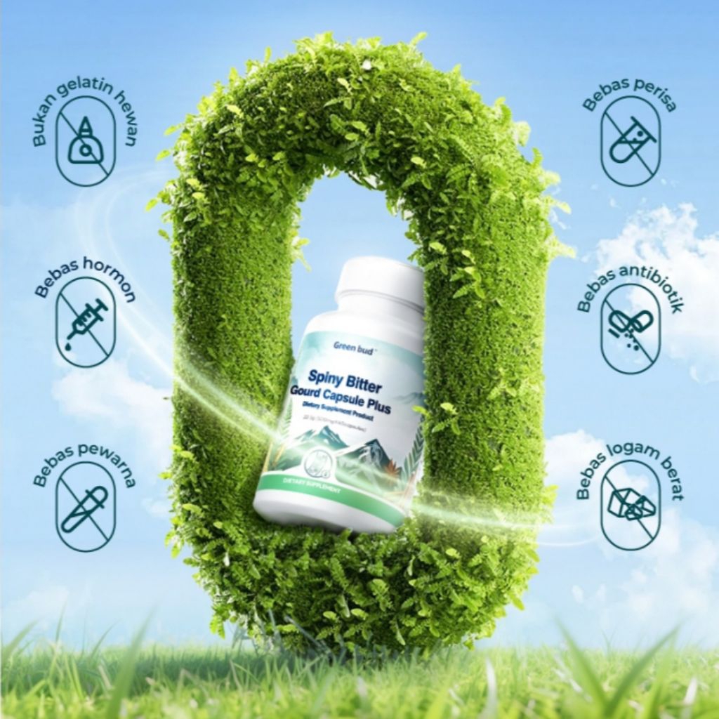 Green Bud Bitter Gourd - Kapsul Herbal Untuk Gaya Hidup Sehat Isi 2