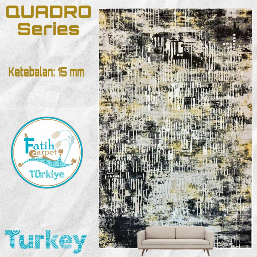 Karpet Minimalis Quadro Import Turki - Q16