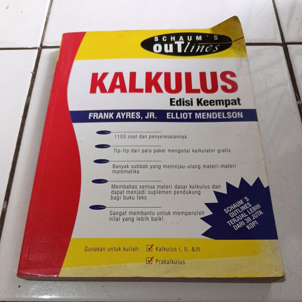 BUKU SCHAUM'S ouTlines KALKULUS EDISI KEEMPAT