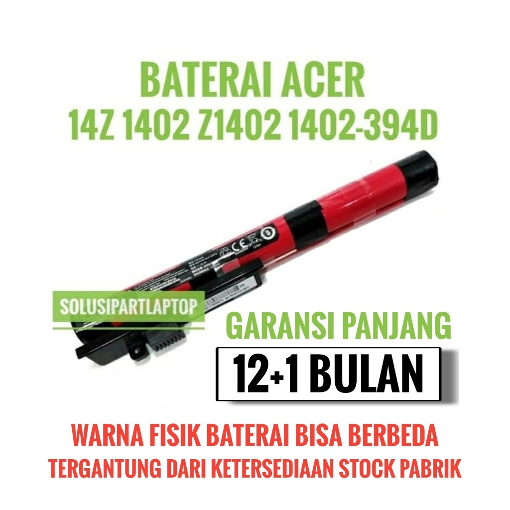 BATERAI ACER ONE 14 14Z 1402 Z1402 1402-394D 18650-00-01-3S1P-0