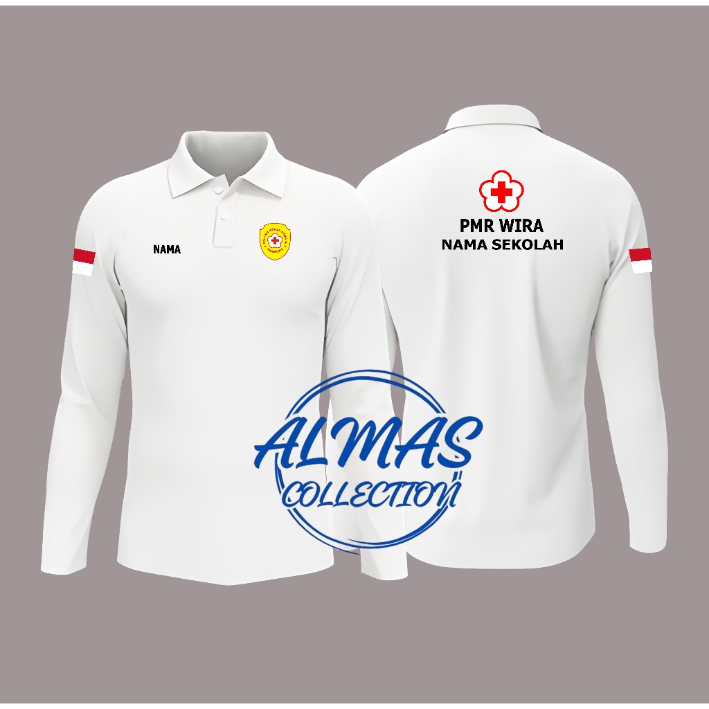KAOS MODEL POLO BERKERAH PMR WIRA - Kaos polo shirt pmr wira